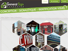 Tablet Screenshot of general-sign.com
